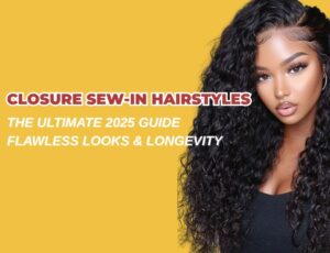 closure sew in hairstyles
