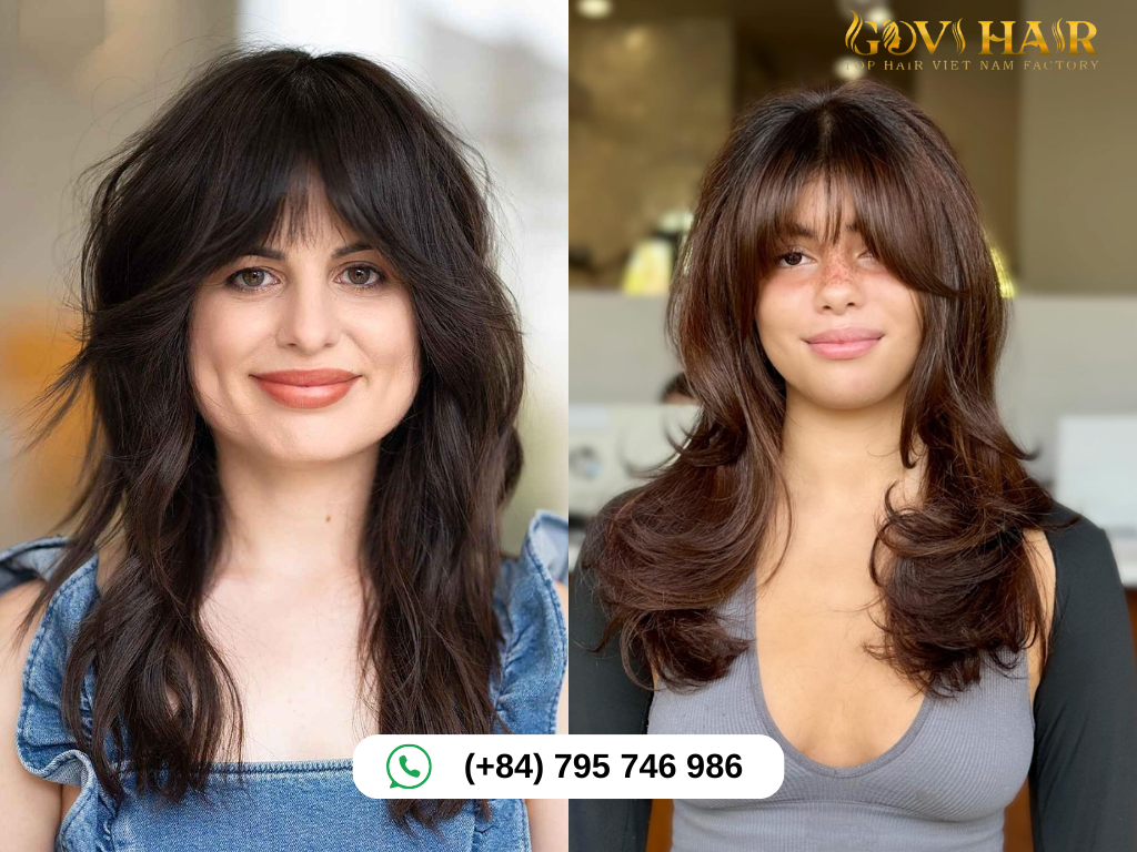 Curtain Bangs Square Face