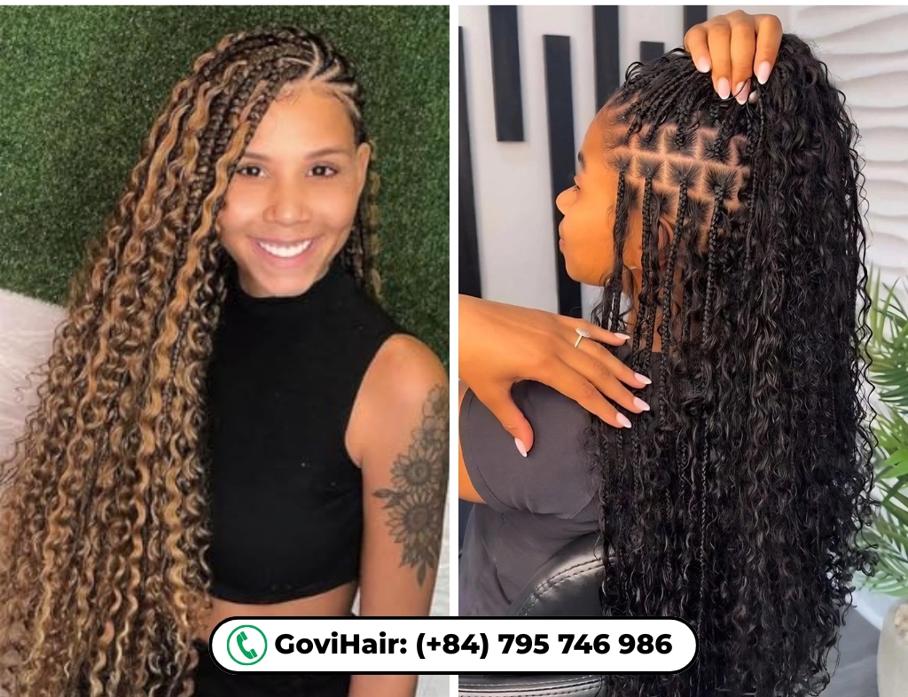 Deep Wave or Water Wave for Boho Braids?