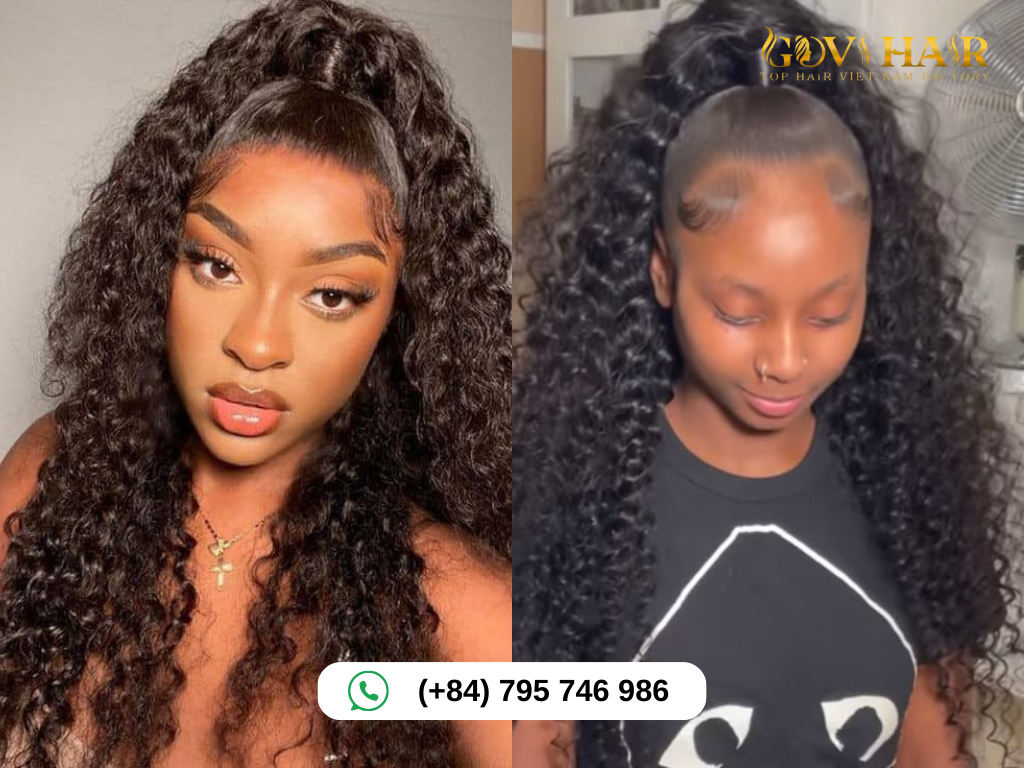 Deep Wave Ponytail Hairstyles