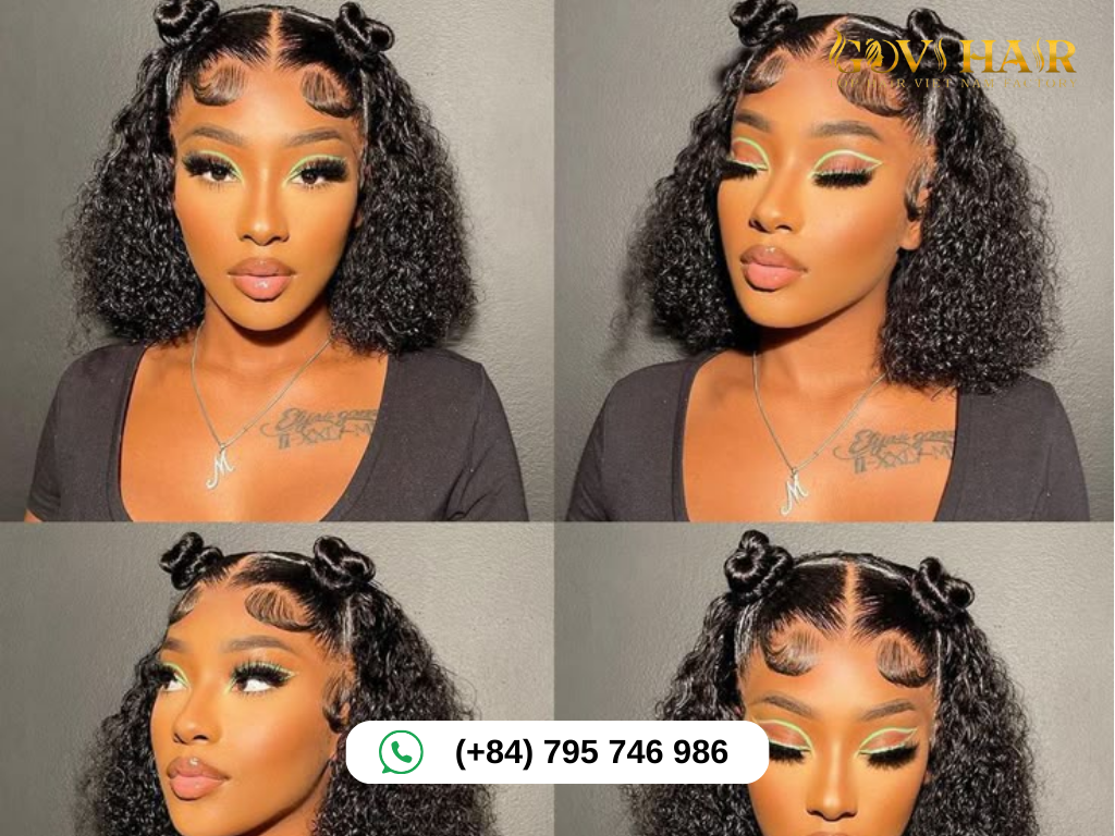 Deep Wave Updo Hairstyles