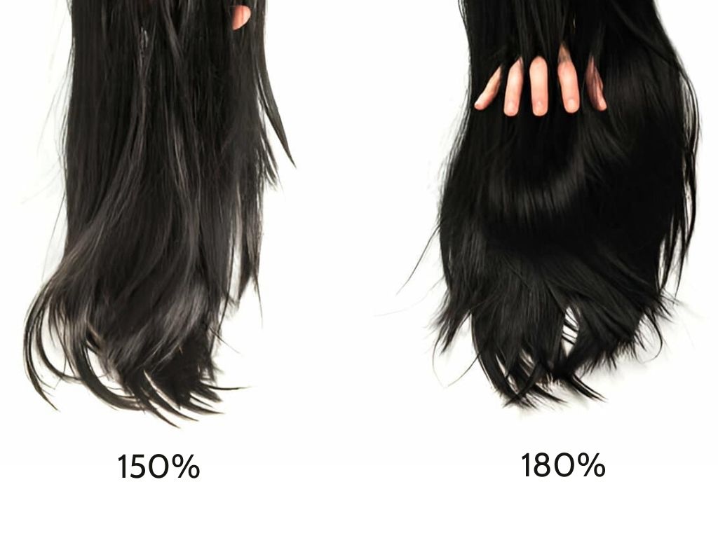 Difference between 150% vs 180% density