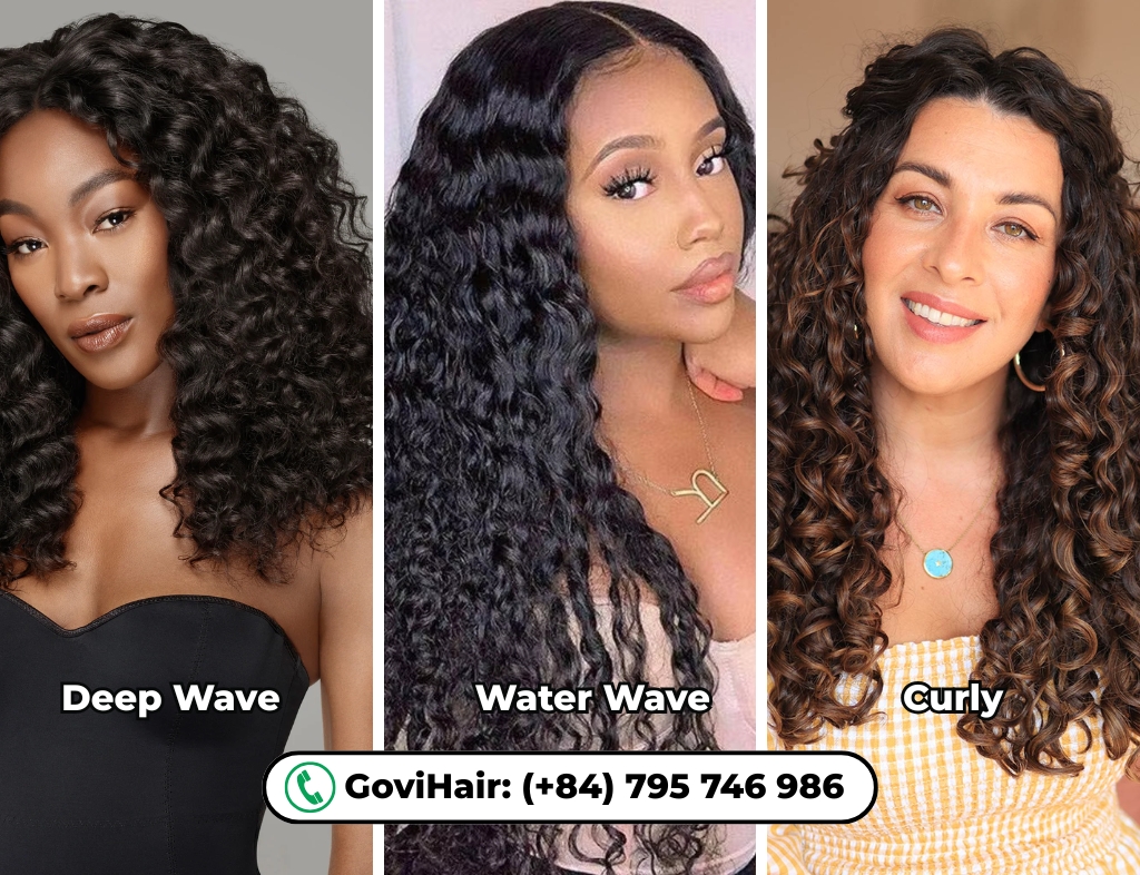Difference Between Water Wave, Deep Wave And Curly Hair
