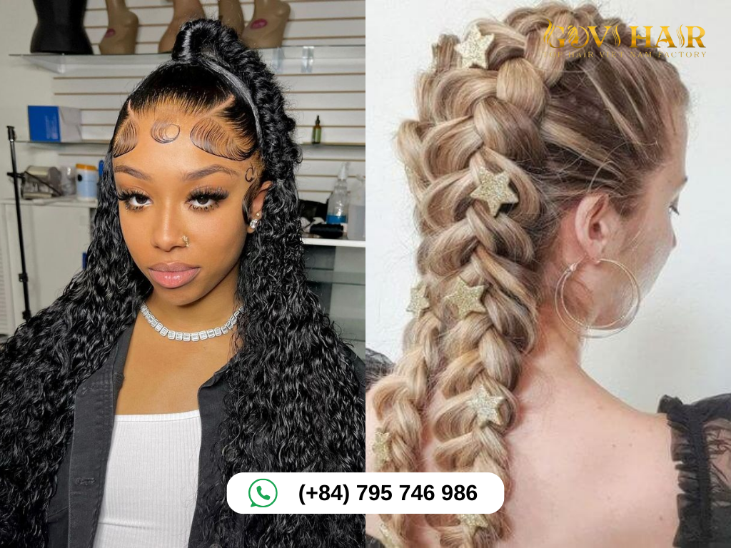 Fishtail Braid with Waves