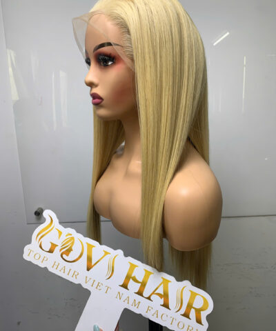 Full Lace Wig 180% Density 613 Color Human Hair Wig