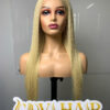 Human Hair Full Lace Wig 180% Density 613 Color