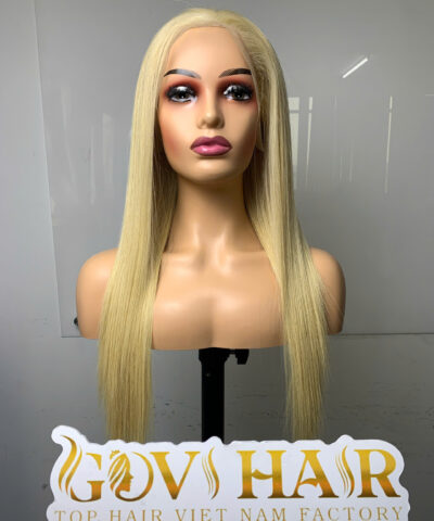 Human Hair Full Lace Wig 180% Density 613 Color
