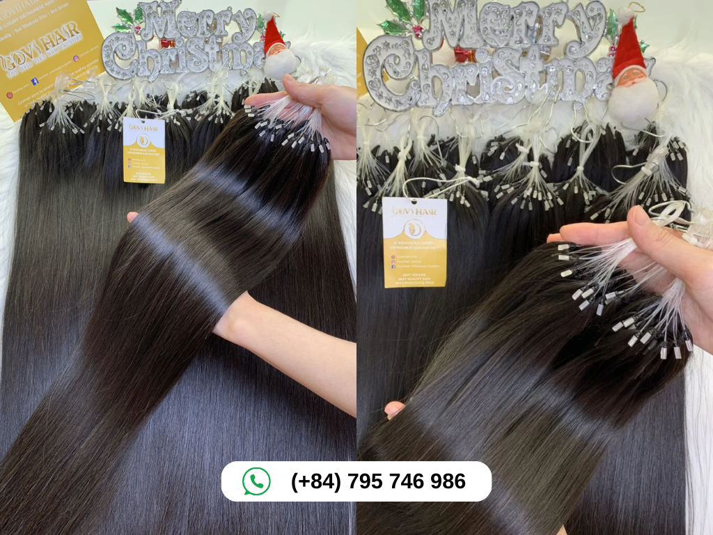 H6 Feather Hair Extensions Natural Black Color