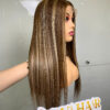2×6 HD Human Hair Full Lace Wigs Highlight