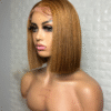 Honey Blonde Bob Wigs 6×5 HD Lace Short Human Hair Wig 6 Honey Blonde Bob Wigs 6×5 HD Lace Short Human Hair Wig