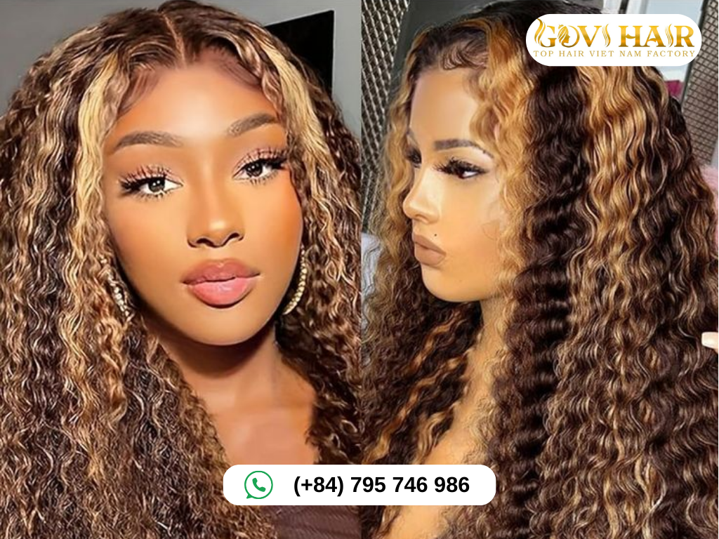 Honey Blonde Deep Wave Hairstyles