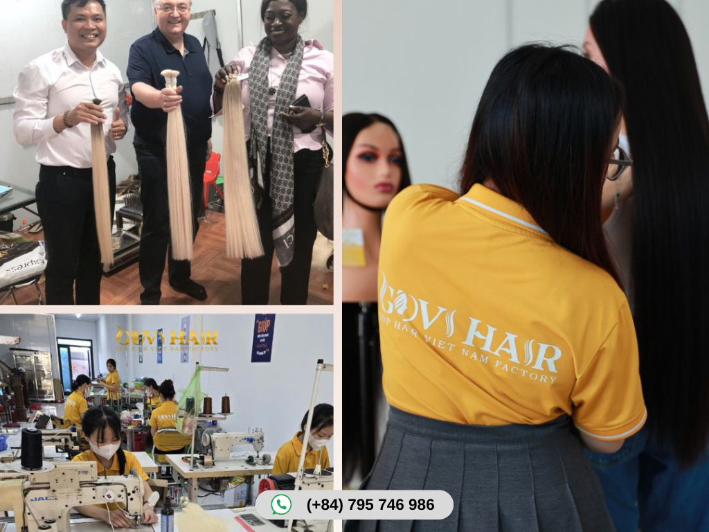 Govihair is high-quality wholesale hair extensions Vietnamese hair vendor