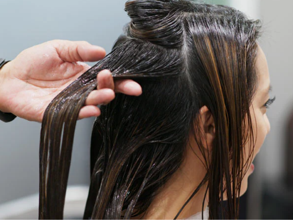 Hot oil treatment for hair