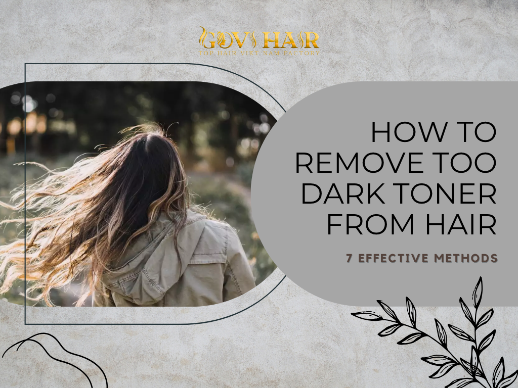 How To Remove Too dark Toner From Hair