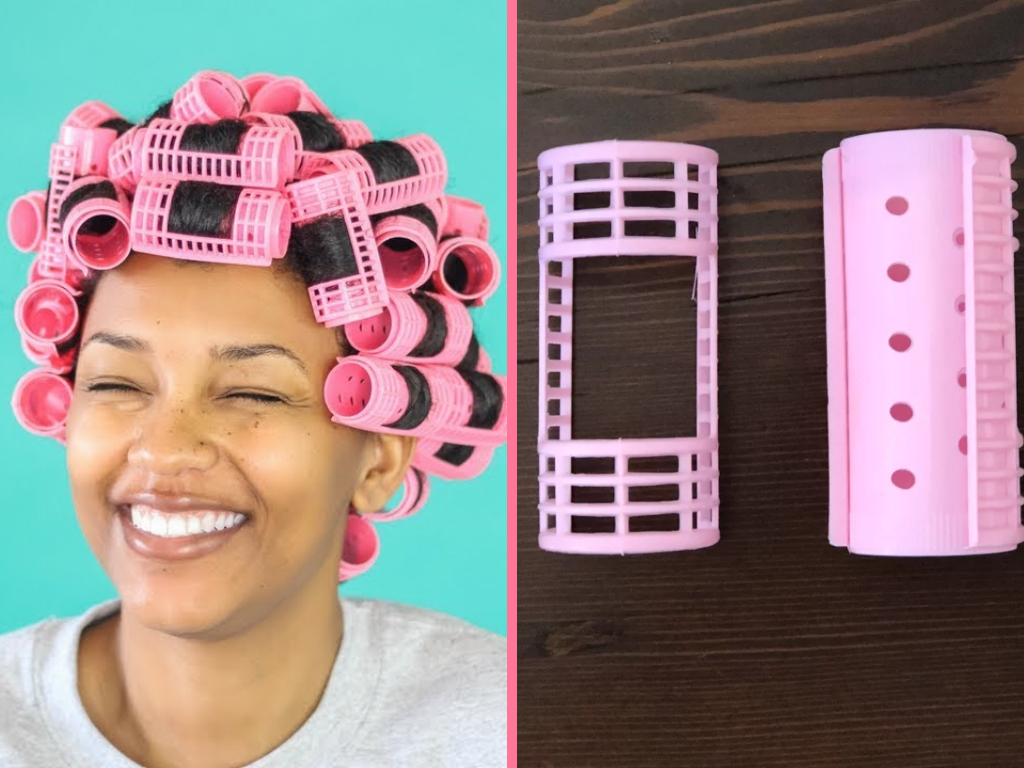 How to Style Curtain Bangs with Rollers: Magnetic Rollers