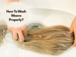 how to wash weave