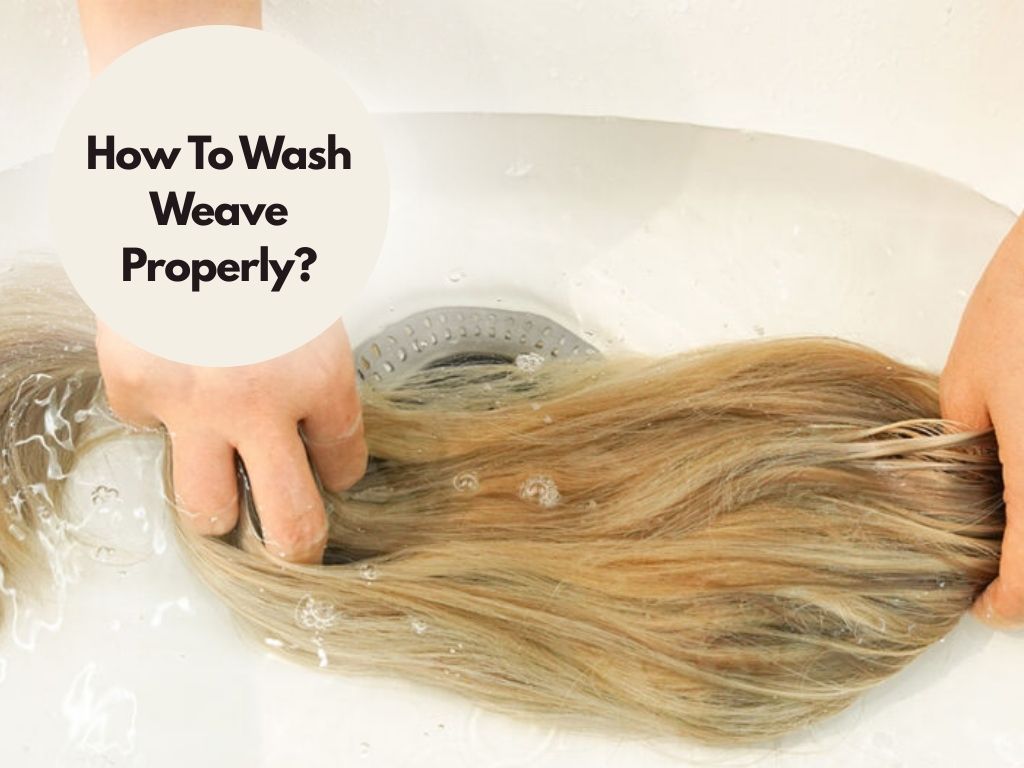 how to wash weave