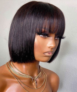 human hair bob wigs