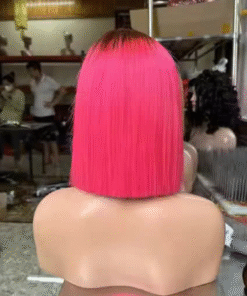 pink bob wig