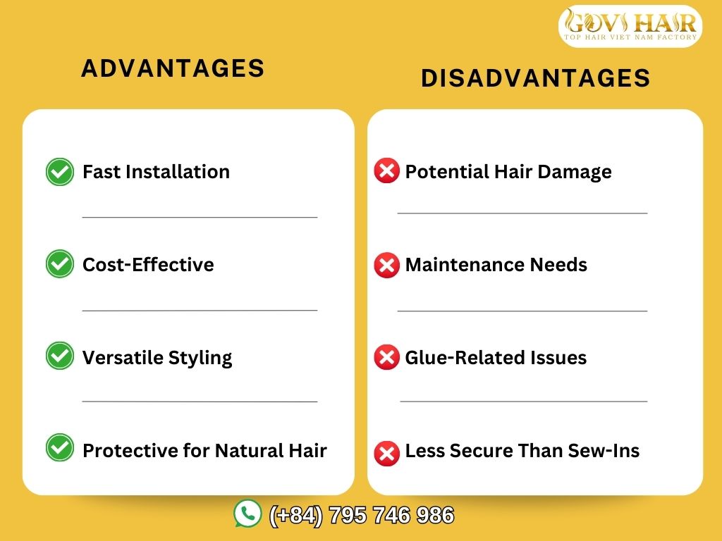 Quick Weaves: Advantages and Disadvantages 