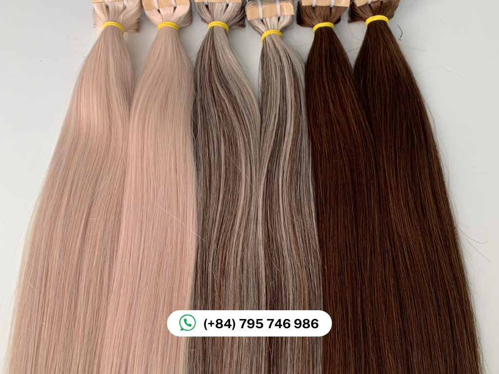 Tape-in Indian Hair Extensions are a trendy hairstyle