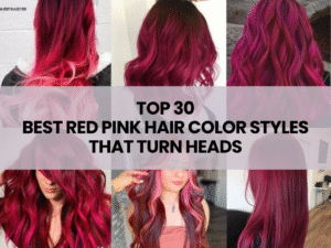 red pink hair color