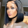 Short Human Hair Bob Wigs Transparent Lace 10 short bob wigs