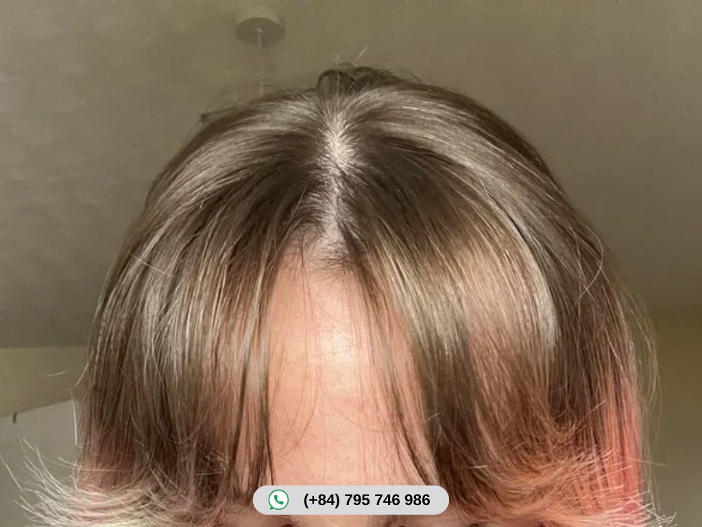 Let your bangs air dry for a natural look