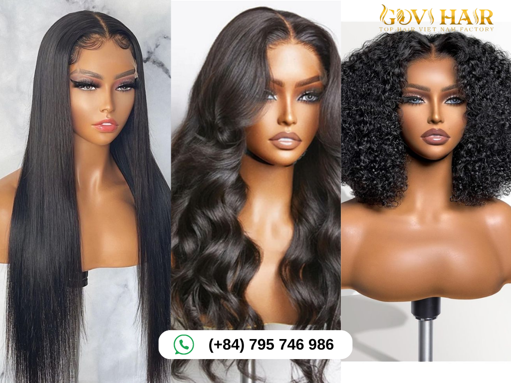 Texture of The Hair Extensions