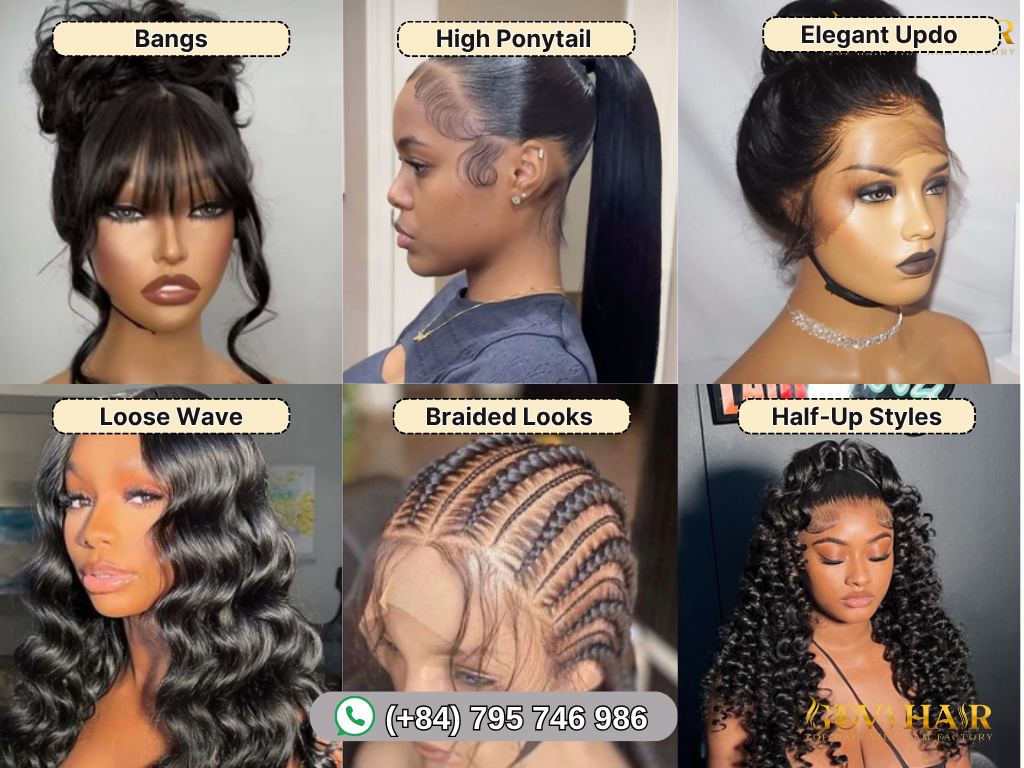 Trendy Hairstyles with a 360 Lace Wig