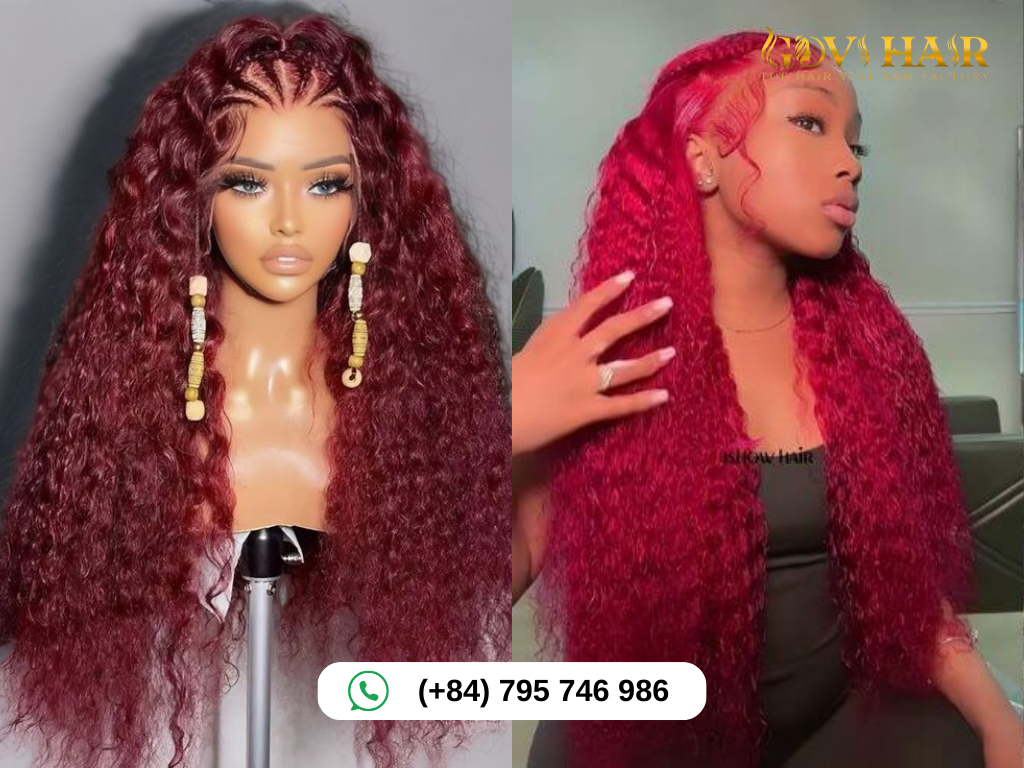 Vibrant Colored Curls