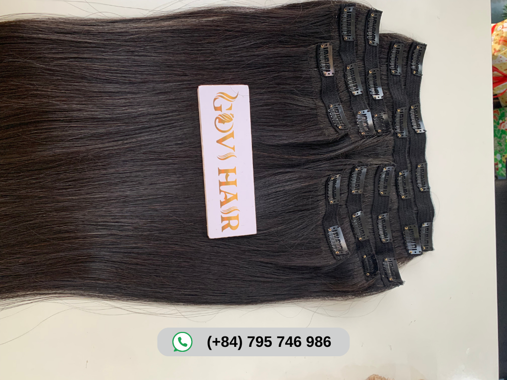 Double Weft Clip-in Hair Extensions
