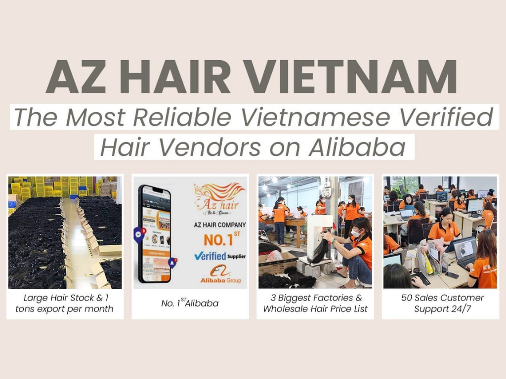 AZ Hair offers premium extensions suitable for heat styling