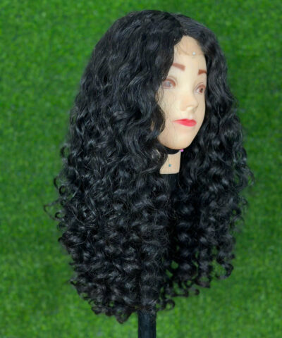 Short Curly Bob Wig Natural Color 100% Human Hair
