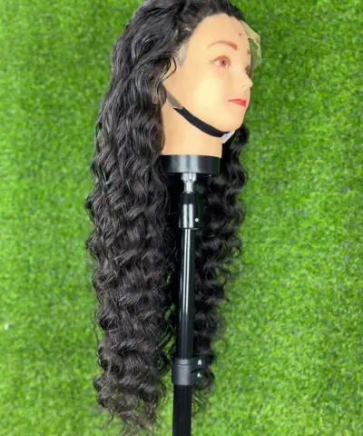 Curly Human Hair Bob Wig 5x5 Lace Closure 16 Inch Natural Color 7 Short Curly Bob Wig Natural Color 100% Human Hair