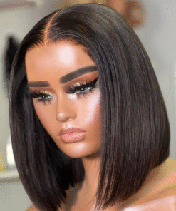 HD Lace Closure Bob Wig Silky Straight 250% 16inches