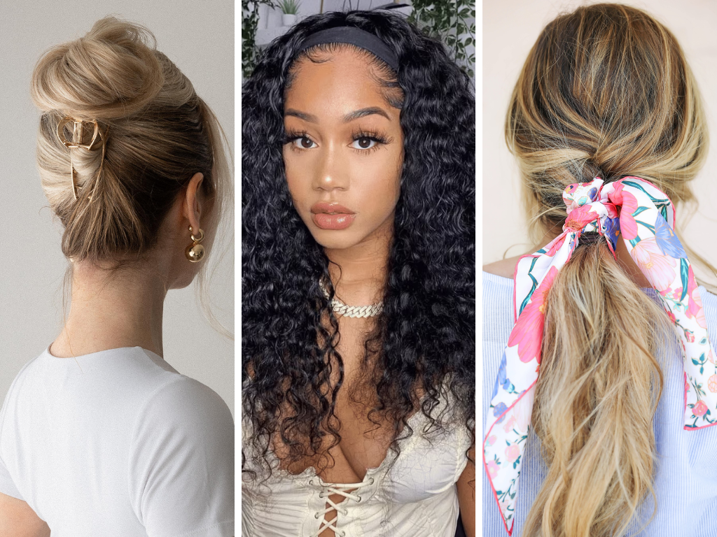 15+ Popular Hairstyles for Frizzy Hair - Accessories