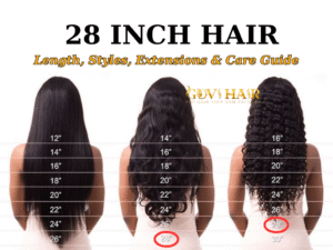 28 Inch Hair Length