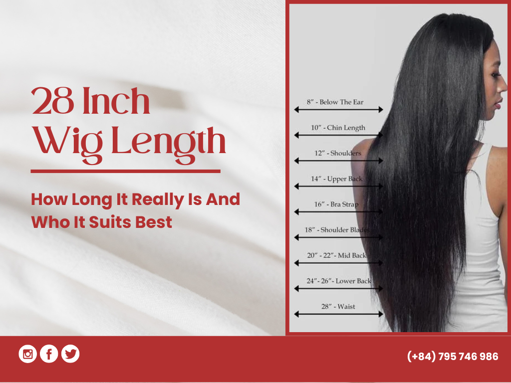 28 Inch Wig Length Chart