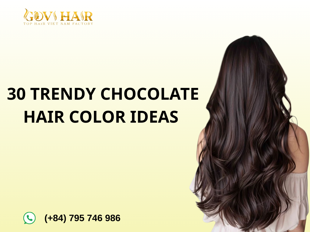 30 Trendy Chocolate Hair Color Ideas