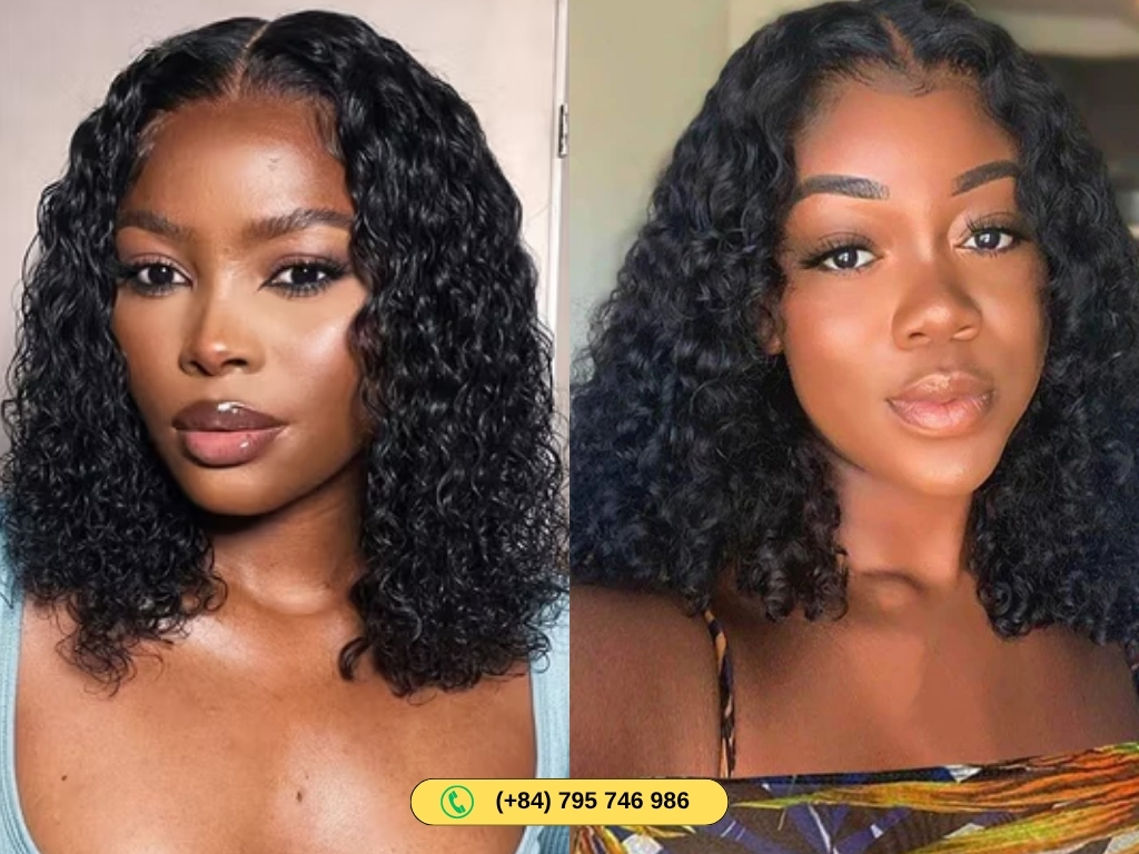 How to pick the best Deep Water Wave Human Hair Bob Wigs 180% Density