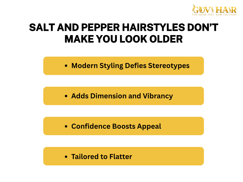 Do Salt and Pepper Hairstyles Make You Look Older? 