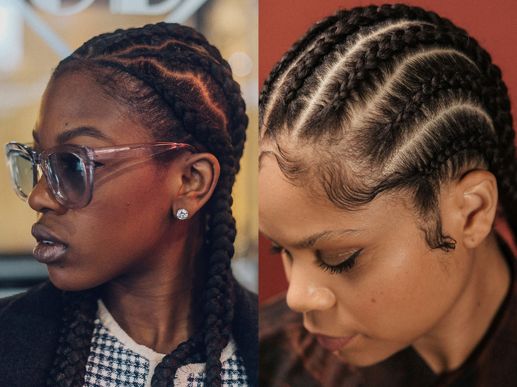 Cornrows are both practical and beautiful