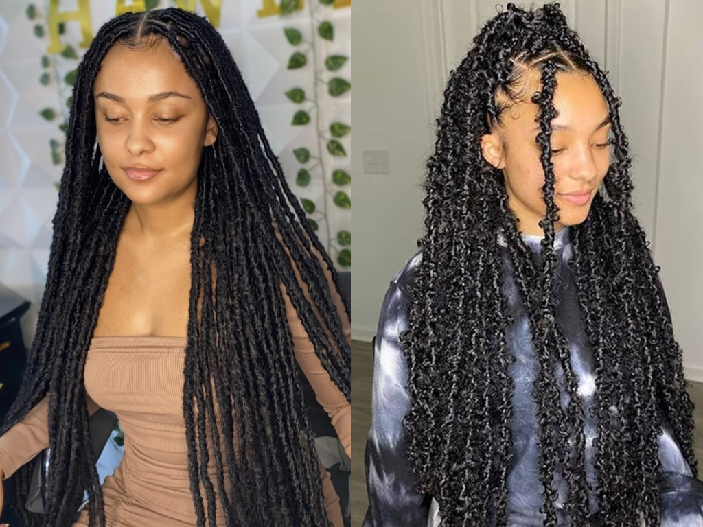 Faux locs are loved by many girls today