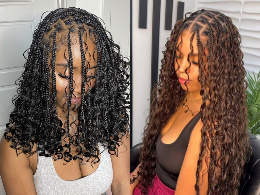 Boho braids are ferfect for festivals or summer days