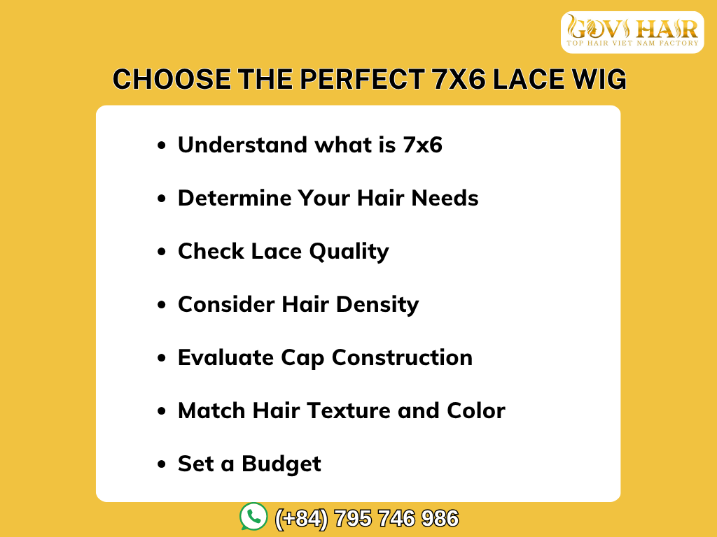What is 7x6 Lace? An Ultimate Guide to 7x6 Lace Wigs 4 How to Choose the Perfect 7x6 Lace Wig