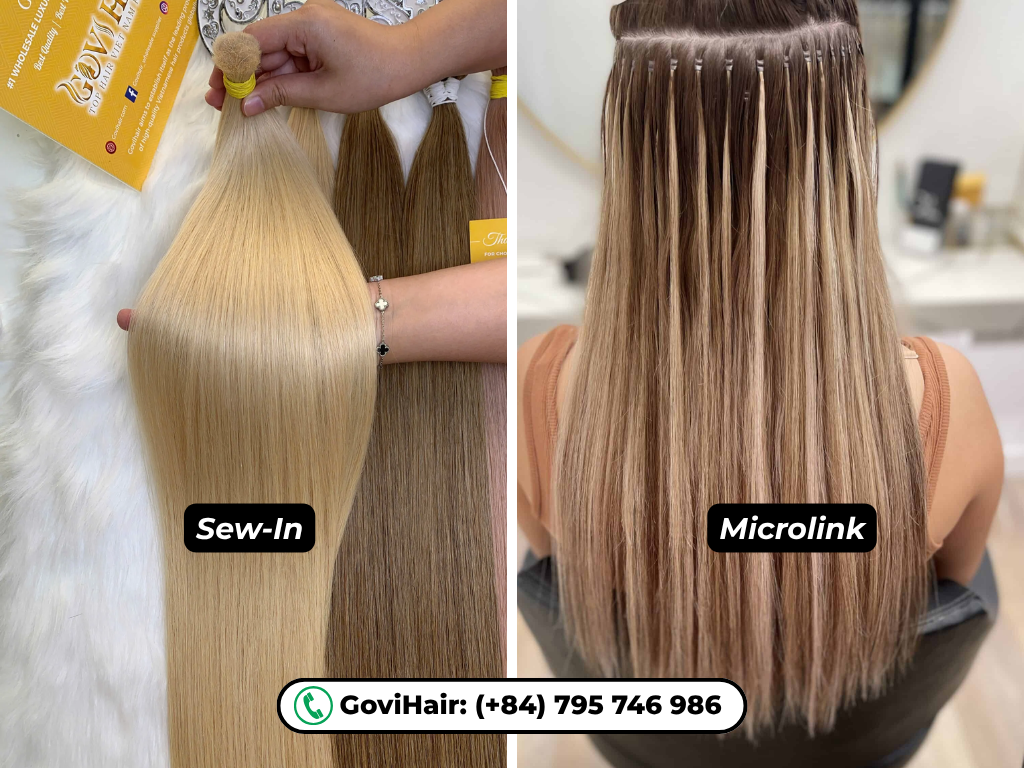 Types of Hair Extensions: Which One Suits You Best? Sew-In & Microlink