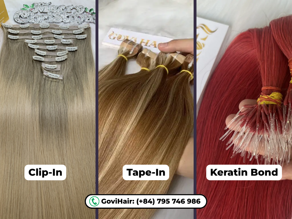 What Types Of 26 Inch Wig Length & Hair Extensions Are Available? Clip-In & Tape-In & Keratin
