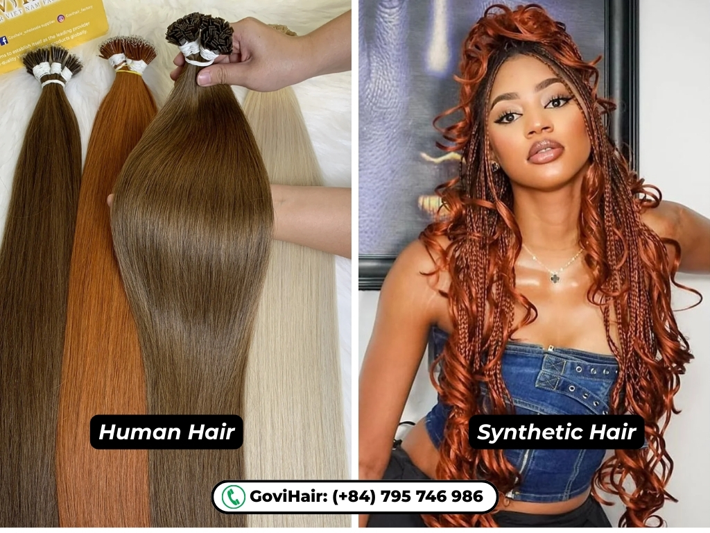 Human Hair vs Synthetic Hair Extensions: Which is Best for You? 6 Human Hair vs Synthetic Hair Extensions