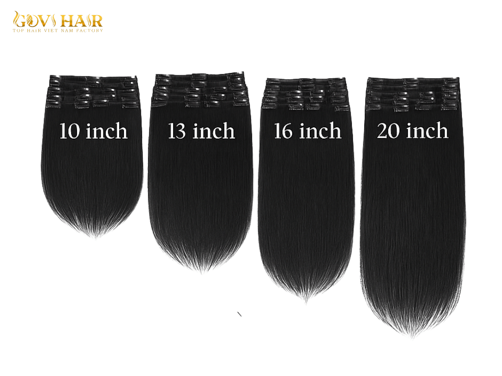 How Long Is 13 Inch Hair? A Complete Length Guide 2 Clip-in Hair Extensions in 13 Inch